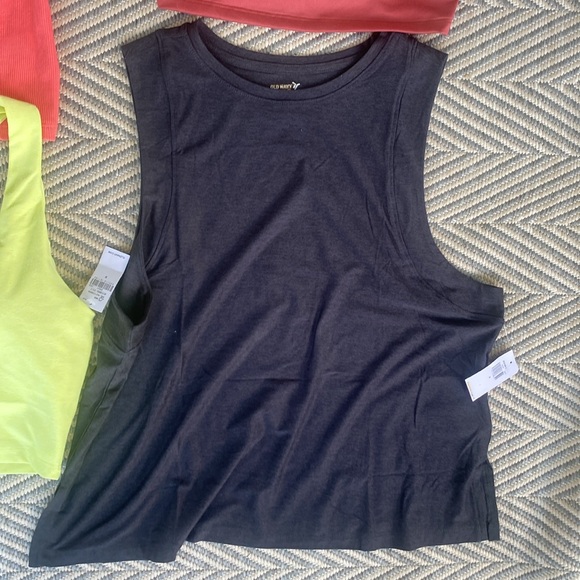 4 old navy bra longline cloud active tops ruffle tank small NWT power press - Picture 13 of 14